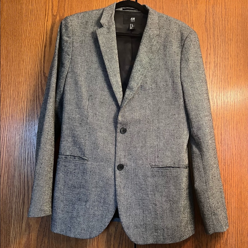 H&M Mens Grey Blazer